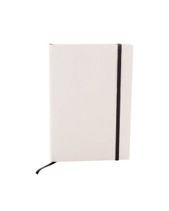 Quaderno in cartone del latte riciclato elastico colorato e fogli a righe | A5
