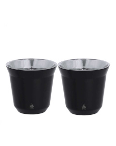 Set bicchieri da 80ml in acciaio inox riciclato