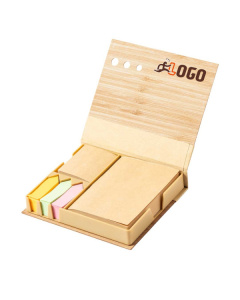 Set da scrivania con post-it e segna pagine