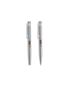 Set penna e roller in alluminio riciclato