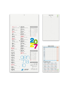 Calendario olandese Shaded | 23x47 cm