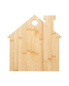 Tagliere bambù a forma di casetta