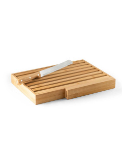 Tagliere in bambù con coltello per pane incluso