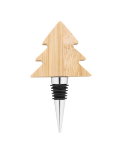 Tappo per vino a forma di albero di Natale in bambù