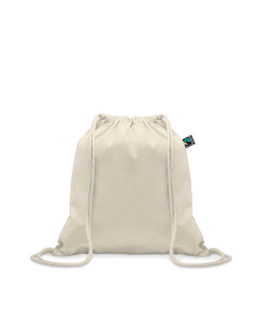 Sacca in cotone equosolidale chiusura a coulisse 180gr