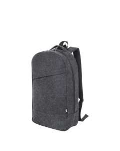 Zaino in feltro RPET con scomparto per laptop da 15" e tasca frontale
