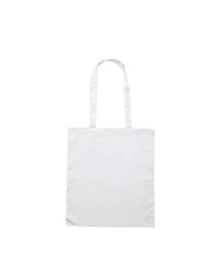 Shopper bianca in cotone leggero per fiere |100gr