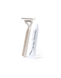 Set rasoio e crema barba personalizzabile