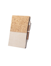 Quaderno A5 in sughero e cotone con penna ecologica
