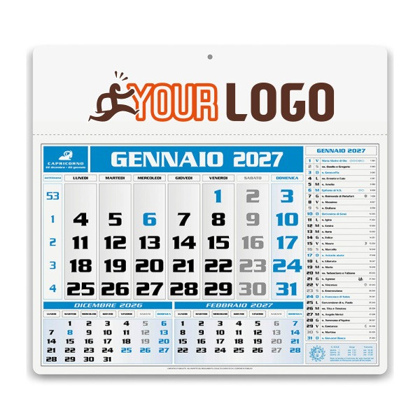 Calendario olandese americano personalizzabile