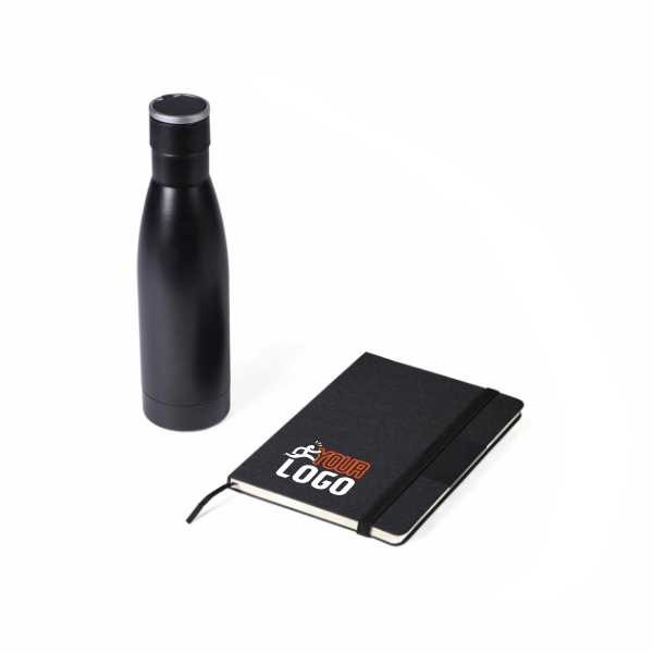Set scrittura con borraccia termica 500 ml
