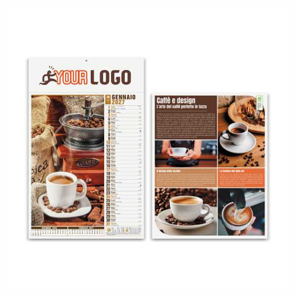 Calendario illustrato personalizzato Dolci momenti