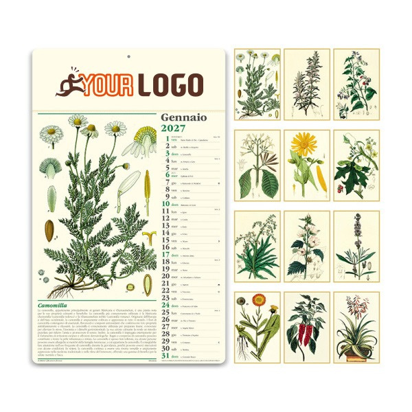 Calendario illustrato Erboristeria