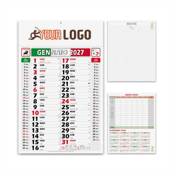 Calendario olandese Italy | 29x47cm