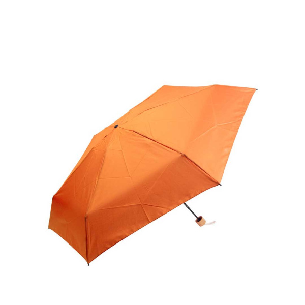 Mini ombrello antivento in Rpet e manico in bambù