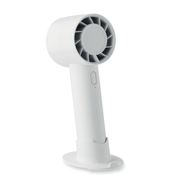 Mini ventilatore portatile con supporto e porta telefono