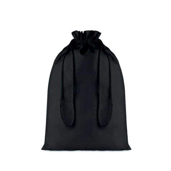 Sacca grande nera in cotone | 30x47 cm | 105 g