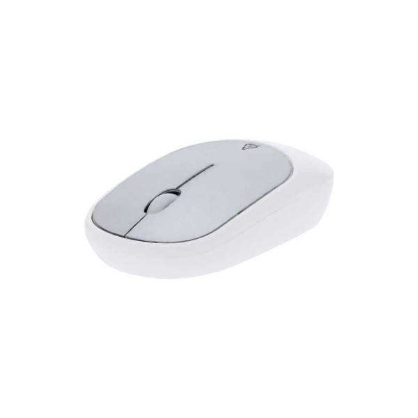 Mouse ottico wireless in plastica ABS riciclata e alluminio riciclato