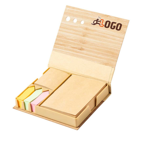 Set da scrivania con post-it e segna pagine