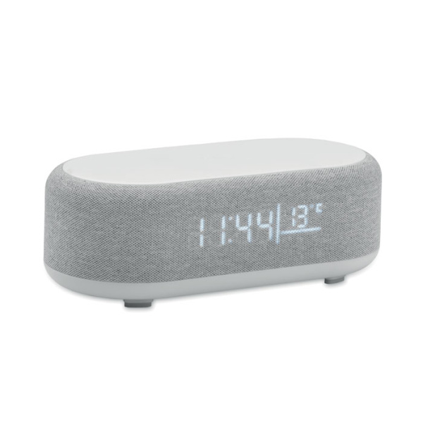 Speaker 4 in 1 con ricarica wireless e stazione meteo