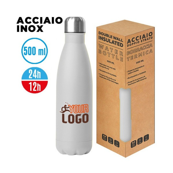 Borraccia termica 500 ml in Acciaio