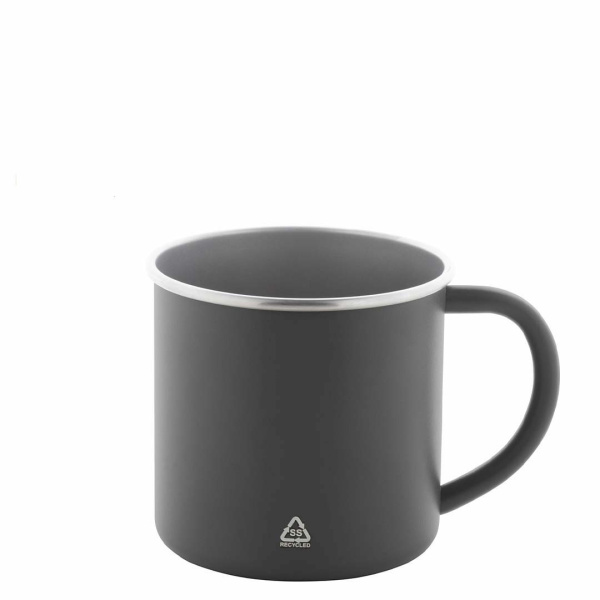 Tazza 300 ml in acciaio riciclato a parete singola