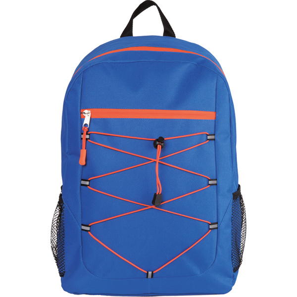Zaino trekking outdoor in poliestere con tasche laterali