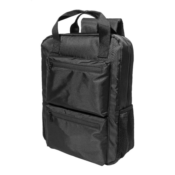 Zaino in poliestere twill RPET con vano laptop e tasca antifurto