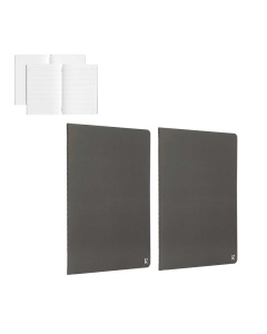 Set di 2 agende A5 in carta di roccia eco 