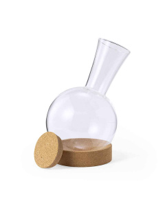 Decanter in vetro e sughero da personalizzare