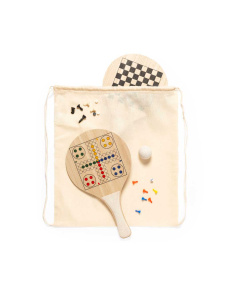 Set racchettoni con giochi da tavolo compresi