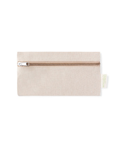 Astuccio portapenne in cotone riciclato con zip