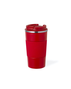 Bicchiere termico 400ml impugnatura in silicone