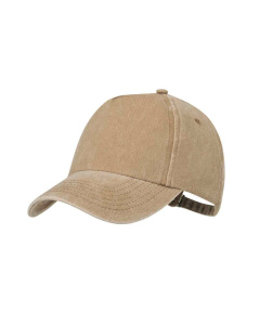 Cappellino da baseball 5 pannelli effetto slavato