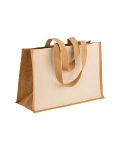 Shopper in cotone e juta 280 g