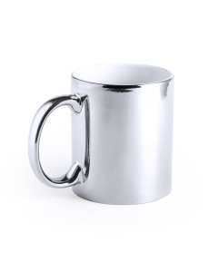 Mug in ceramica e rivestimento metallico 350 ml