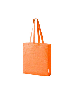 Borsa shopper colori pastello  in cotone riciclato | 140gr