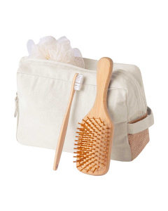 Astuccio in cotone con inserti in juta