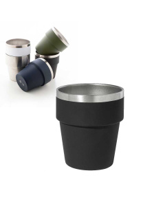 Tazza termica impilabile in acciaio riciclato 250 ml