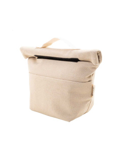 Borsa termica rolltop in cotone riciclato e RPET