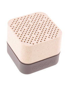 Cassa bluetooth in plastica ecologica con luce LED multicolore