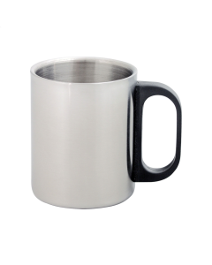 Tazza in acciaio a doppia parete con manico 175 ml 