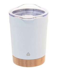 Tazza termica in acciaio riciclato e bambù 300 ml 