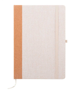 Block notes combinato in RPET e sughero fogli a righe | A5