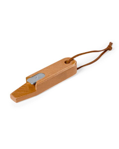 Apribottiglie in legno con laccetto