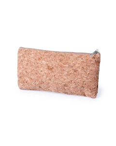 Astuccio con cerniera in sughero naturale