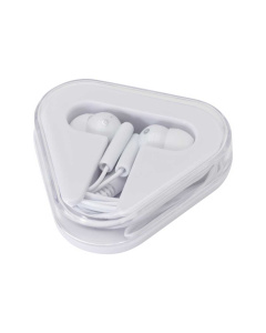 Auricolari con jack 3,5 mm e astuccio triangolare MicroTune