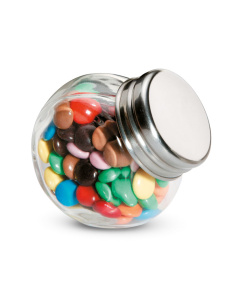 Barattolo con caramelle al cioccolato 40g