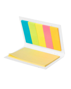 Blocchetto con copertina piantabile e post-it colorati