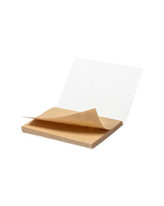 Blocchetto in carta riciclata e semi